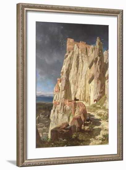 The Rock of Vann, Kurdistan, 1901-Jules Joseph Augustin Laurens-Framed Giclee Print