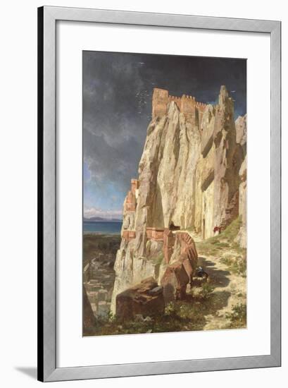 The Rock of Vann, Kurdistan, 1901-Jules Joseph Augustin Laurens-Framed Giclee Print