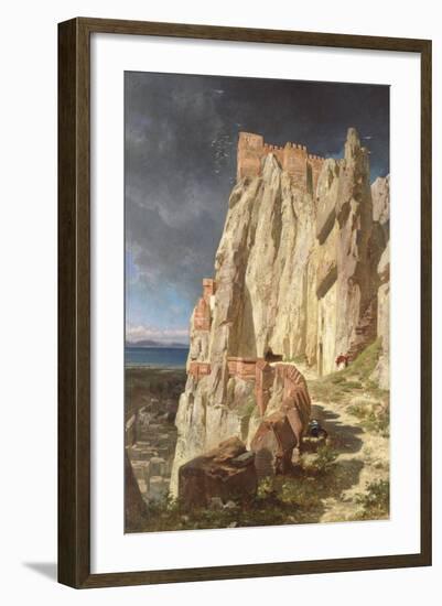 The Rock of Vann, Kurdistan, 1901-Jules Joseph Augustin Laurens-Framed Giclee Print