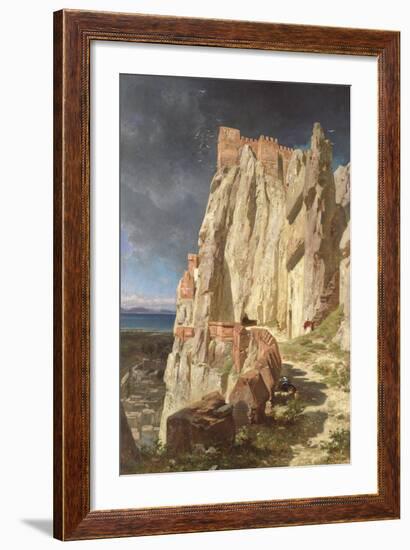 The Rock of Vann, Kurdistan, 1901-Jules Joseph Augustin Laurens-Framed Giclee Print