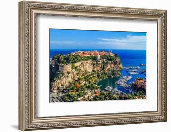 The Rock The City Of Principaute Of Monaco And Monte Carlo In The South Of France-OSTILL-Framed Photographic Print