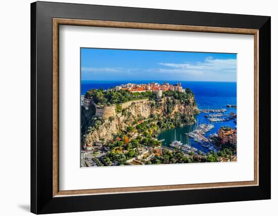 The Rock The City Of Principaute Of Monaco And Monte Carlo In The South Of France-OSTILL-Framed Photographic Print