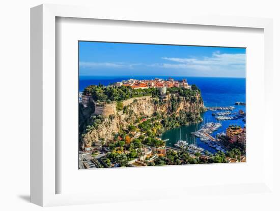 The Rock The City Of Principaute Of Monaco And Monte Carlo In The South Of France-OSTILL-Framed Photographic Print