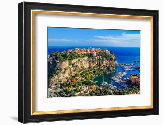 The Rock The City Of Principaute Of Monaco And Monte Carlo In The South Of France-OSTILL-Framed Photographic Print