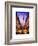 The Rockefeller Center with Christmas Decoration at Nightfall-Philippe Hugonnard-Framed Art Print