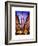 The Rockefeller Center with Christmas Decoration at Nightfall-Philippe Hugonnard-Framed Art Print