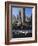 The Rockefeller Center with Ice Rink in the Plaza, Manhattan, New York City, USA-Amanda Hall-Framed Photographic Print