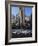 The Rockefeller Center with Ice Rink in the Plaza, Manhattan, New York City, USA-Amanda Hall-Framed Photographic Print