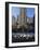 The Rockefeller Center with Ice Rink in the Plaza, Manhattan, New York City, USA-Amanda Hall-Framed Photographic Print