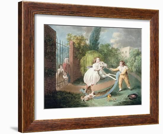 The Rocking Horse, C.1793-James Ward-Framed Giclee Print