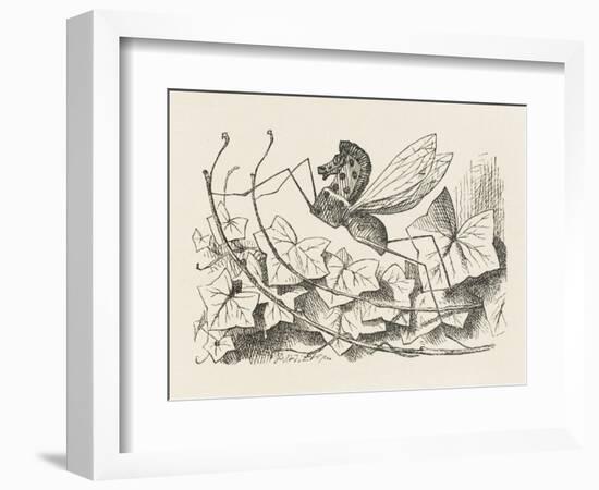 The Rocking-Horse Fly-John Tenniel-Framed Art Print