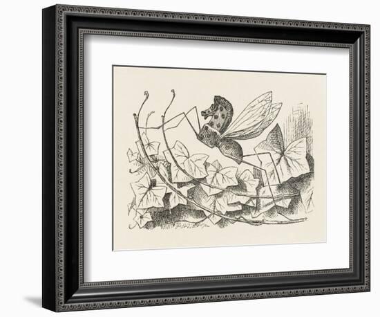 The Rocking-Horse Fly-John Tenniel-Framed Art Print