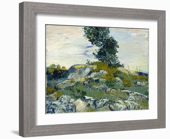 The Rocks, 1888-Vincent van Gogh-Framed Premium Giclee Print
