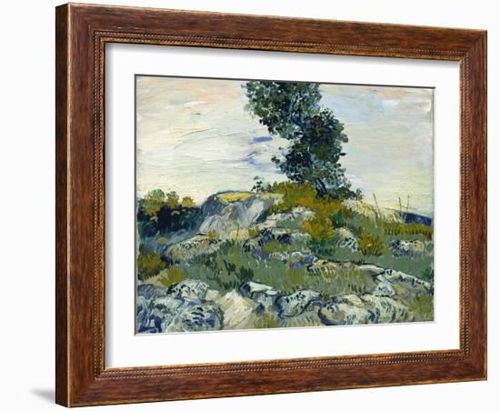 The Rocks, 1888-Vincent van Gogh-Framed Giclee Print