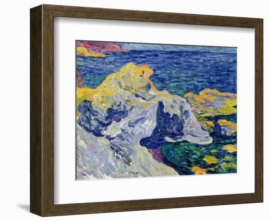 The Rocks at Antheor (Var) 1900 (Oil on Canvas)-Louis Valtat-Framed Giclee Print