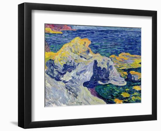 The Rocks at Antheor (Var) 1900 (Oil on Canvas)-Louis Valtat-Framed Giclee Print