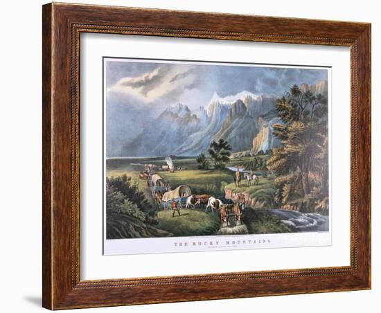 The Rocky Mountains, C1834-C1876-Frances Flora Bond Palmer-Framed Giclee Print