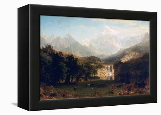 The Rocky Mountains, Lander's Peak, 1863-Albert Bierstadt-Framed Premier Image Canvas