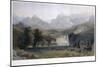 The Rocky Mountains, Lander's Peak-Albert Bierstadt-Mounted Giclee Print