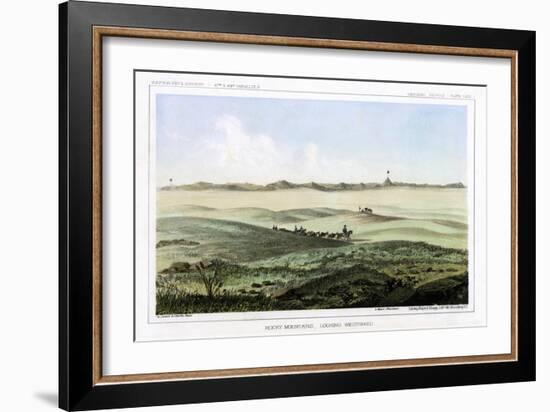 The Rocky Mountains, Looking Westward, USA, 1856-John Mix Stanley-Framed Giclee Print