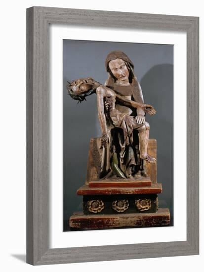 The Roettgen-Pieta, About 1300-German School-Framed Giclee Print