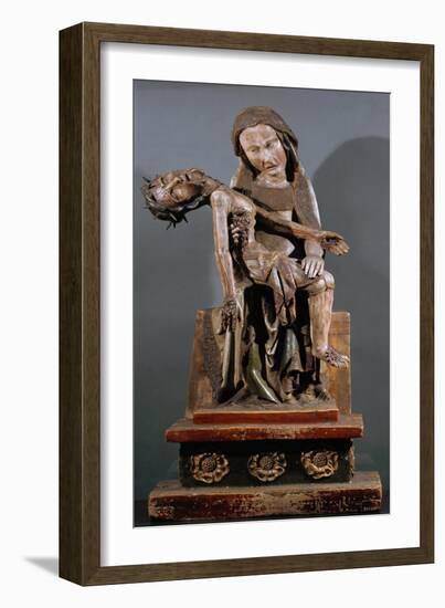 The Roettgen-Pieta, About 1300-German School-Framed Giclee Print