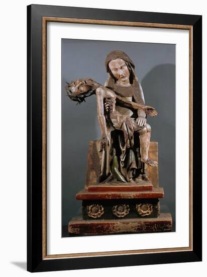 The Roettgen-Pieta, About 1300-German School-Framed Giclee Print