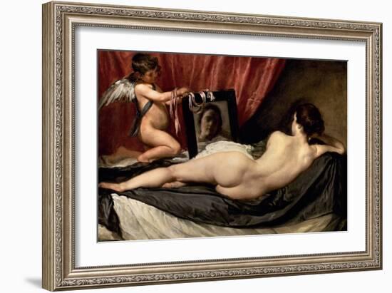 The Rokeby Venus: the Toilet of Venus, 1642-Diego Velazquez-Framed Giclee Print