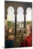 The Rolin Madonna, Detail of the View Between the Columns, circa 1435-Jan van Eyck-Mounted Giclee Print