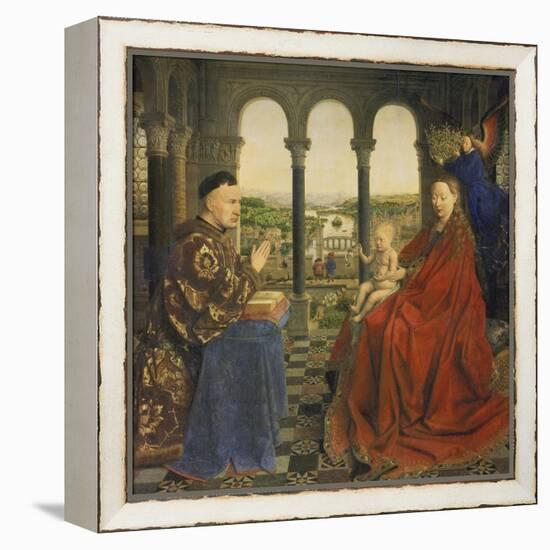 The Rolin Madonna (La Vierge Au Chancelier Rolin), C. 1435-Jan van Eyck-Framed Premier Image Canvas