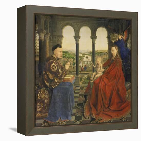 The Rolin Madonna (La Vierge Au Chancelier Rolin), C. 1435-Jan van Eyck-Framed Premier Image Canvas