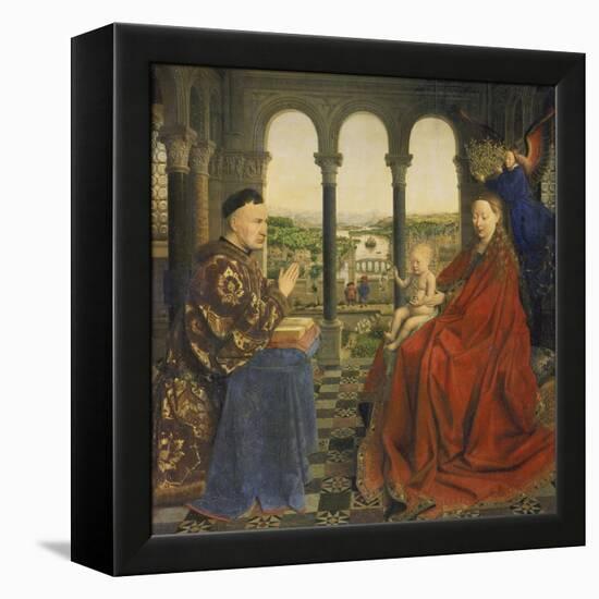 The Rolin Madonna (La Vierge Au Chancelier Rolin), C. 1435-Jan van Eyck-Framed Premier Image Canvas