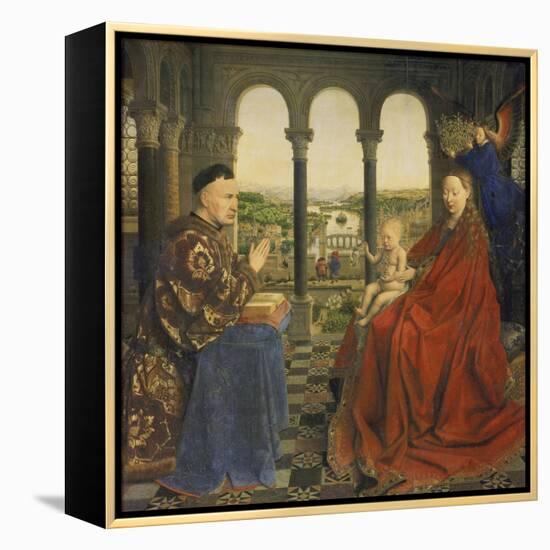 The Rolin Madonna (La Vierge Au Chancelier Rolin), C. 1435-Jan van Eyck-Framed Premier Image Canvas