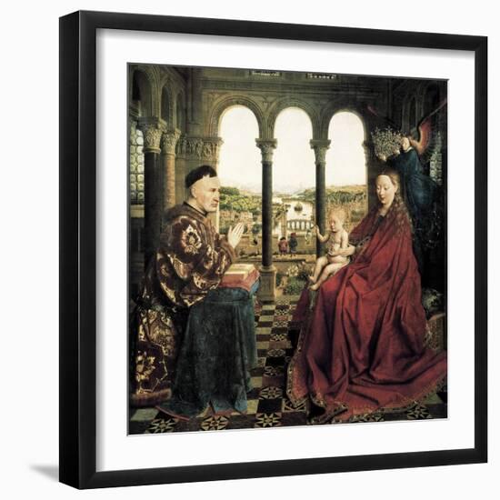 The Rolin Madonna-Jan van Eyck-Framed Art Print