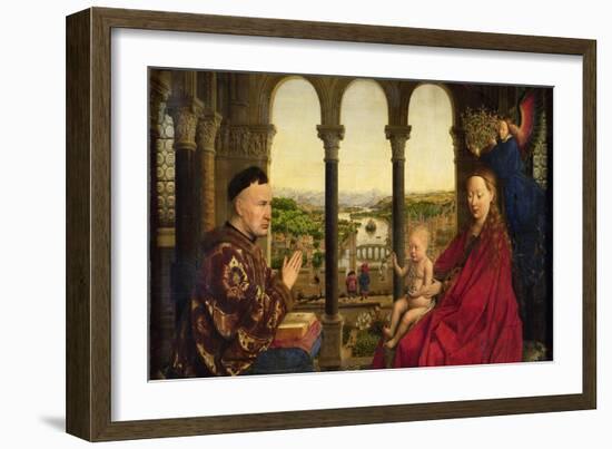 The Rolin Madonna-Jan van Eyck-Framed Giclee Print