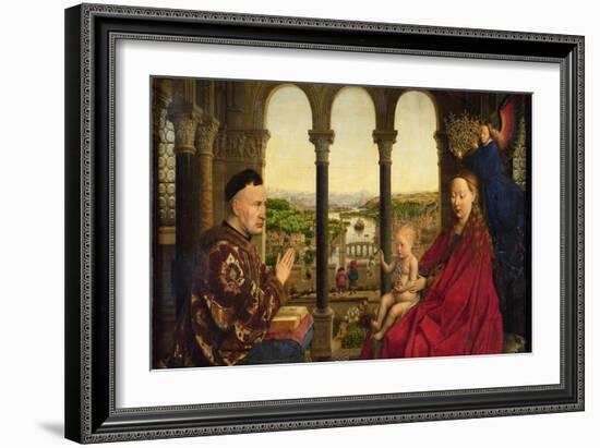 The Rolin Madonna-Jan van Eyck-Framed Giclee Print