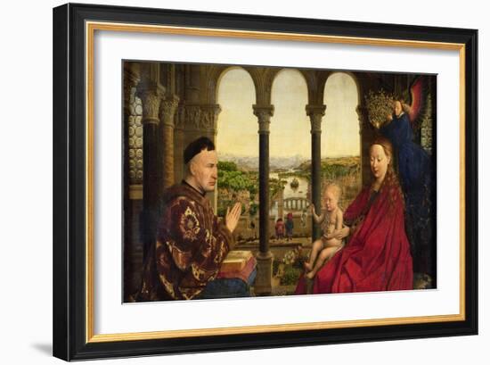 The Rolin Madonna-Jan van Eyck-Framed Giclee Print