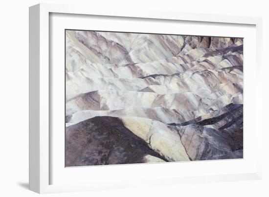 The Rolling Colored Landscape Of Zabriskie Point In Death Valley National Park, California-Jay Goodrich-Framed Photographic Print