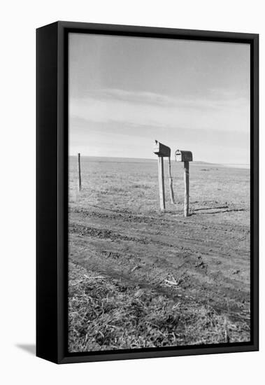 The Rolling Lands-Dorothea Lange-Framed Stretched Canvas