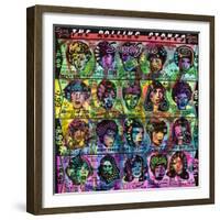 The Rolling Stones-Dean Russo- Exclusive-Framed Giclee Print