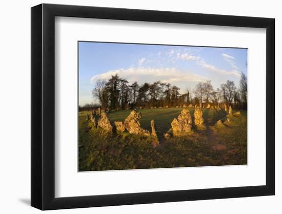 The Rollright Stones, a Bronze Age Stone Circle, Chipping Norton, Oxfordshire, Cotswolds, England-Stuart Black-Framed Photographic Print