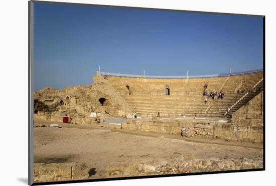 The Roman Amphitheatre, Caesarea, Israel, Middle East-Yadid Levy-Mounted Photographic Print
