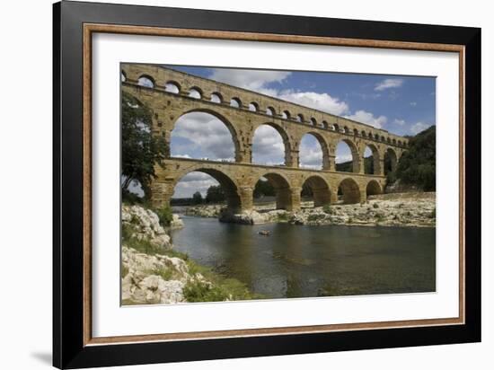 The Roman Aqueduct across the River Gard Was Built in the Middle of the First Century-LatitudeStock-Framed Photographic Print