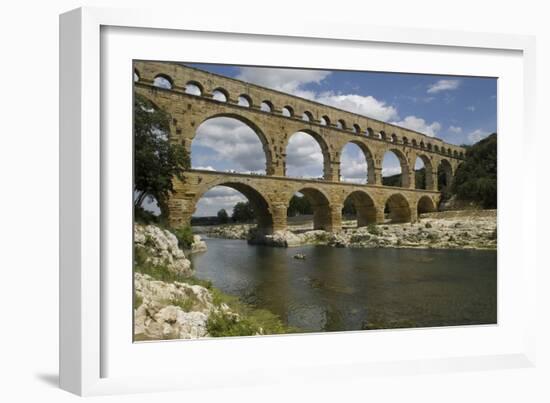 The Roman Aqueduct across the River Gard Was Built in the Middle of the First Century-LatitudeStock-Framed Photographic Print