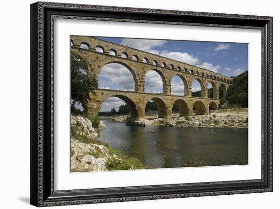 The Roman Aqueduct across the River Gard Was Built in the Middle of the First Century-LatitudeStock-Framed Photographic Print