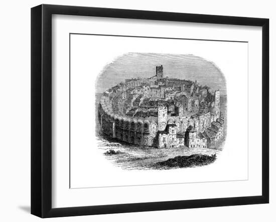 The Roman Arena in Arles, Provence, France, in 1666 (1882-188)-null-Framed Giclee Print