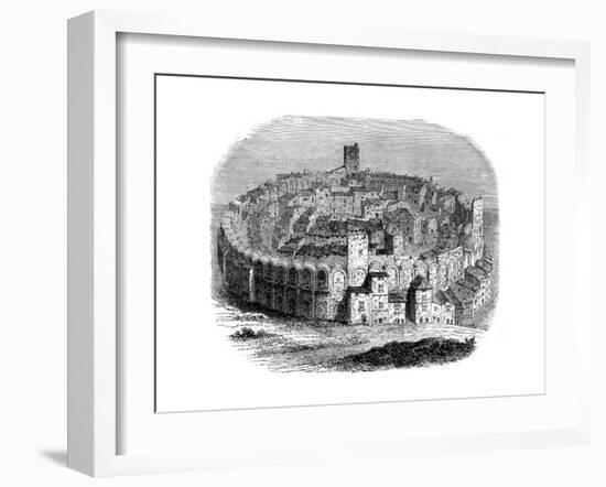 The Roman Arena in Arles, Provence, France, in 1666 (1882-188)-null-Framed Giclee Print