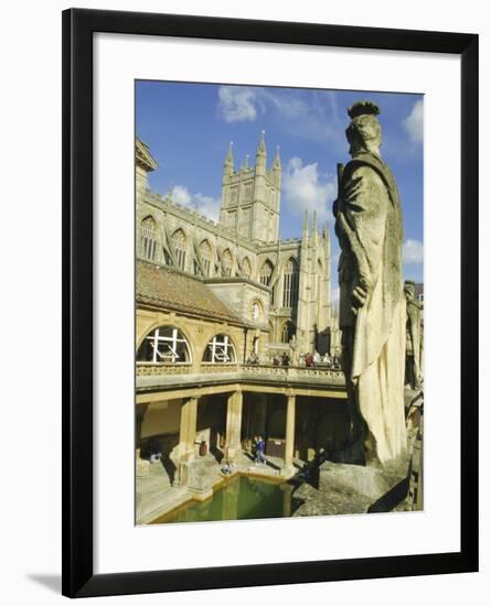 The Roman Baths, Bath, Avon, England, UK-Roy Rainford-Framed Photographic Print