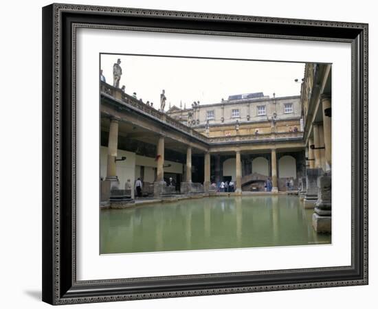 The Roman Baths, Bath, Unesco World Heritage Site, Somerset, England, United Kingdom-Fraser Hall-Framed Photographic Print