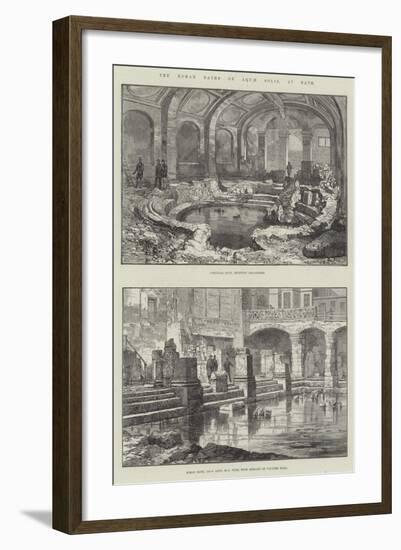 The Roman Baths of Aquae Solis, at Bath-null-Framed Giclee Print